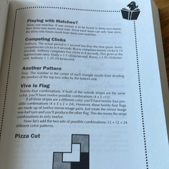 Giant Book of Challenging Thinking Puzzles & Giant Book of MENSA Mind Chsllenges - Picture 10 of 10